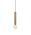 Design suspension Sencillo Metal Brass 1 bulb 35cm
