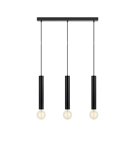 Sencillo Black Metal Pendelleuchte 3-flammig 35,5cm