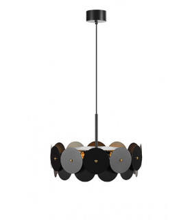 Deckenleuchte Vegas Metall Schwarz 3-flammig 35cm