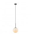 Suspension Dione Métal Noir 1 ampoule 47cm