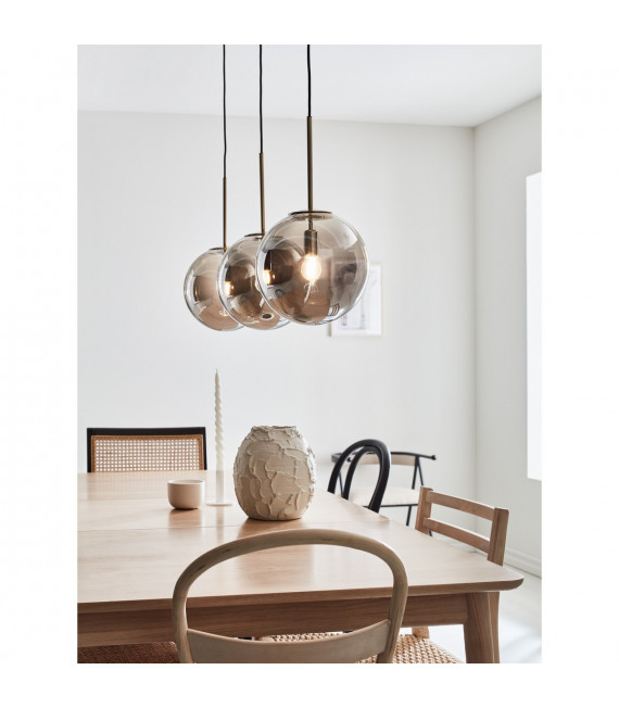 Dione Antique Metal Pendant 3 bulbs 47cm