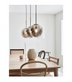 Suspension Dione Métal Antique 3 ampoules 47cm