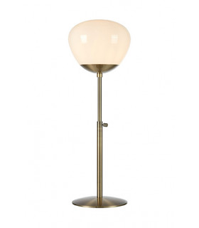 Globe table lamp Rise Antique metal 1 bulb 76cm