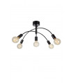 Plafonnier Cygnus Métal Noir 5 ampoules 34cm