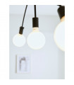 Ceiling lamp Cygnus Black Metal 5 bulbs 34cm