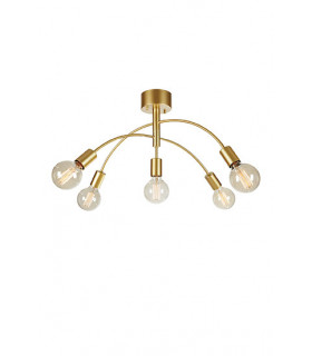 Ceiling light Cygnus Metal Gold 5 bulbs 34.5cm