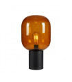 Brooklyn globe table lamp Black metal 1 bulb 44cm
