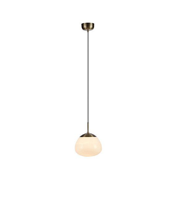 Colgante Rise Metal Antiguo 1 bombilla 31cm