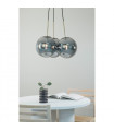 Suspension Dione Métal Laiton antique 3 ampoules 45cm