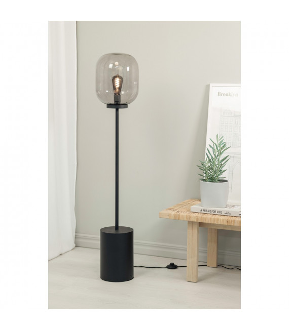 Table lamp Brooklyn Black Metal 1 bulb 131cm
