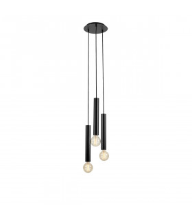 Sencillo Black Metal Pendelleuchte 3-flammig 35,5cm