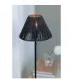 Table lamp Corda Black Metal 1 bulb 61.5cm