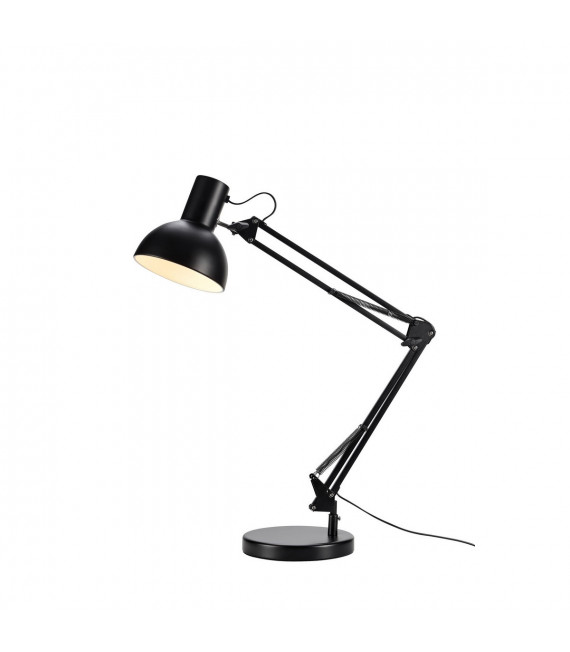 Tischleuchte Architect Black Metal 1 Glühbirne 80cm