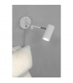 Applique avec liseuse Costilla Métal blanc 1 ampoule 41cm