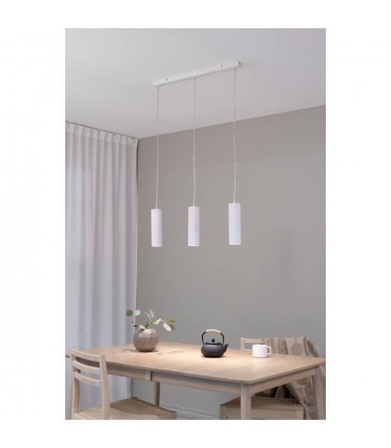 Costilla Pendelleuchte Weißmetall 3-flammig 1760cm