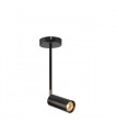Spot Torino Métal Noir 1 ampoule 29,5cm