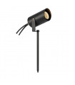 Garden Stake Black Aluminum 1 bulb 30cm