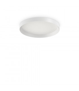 Plafonnier LED intégré Fly Métal,aluminium,plastique blanc 1 ampoule 7cm