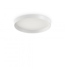 Integrated LED ceiling light Fly Metal, aluminium, white plastic 1 bulb 7cm