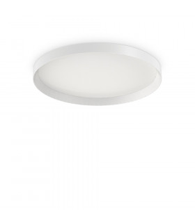 Integrierte LED-Deckenleuchte Fly Metal, Aluminium, weißer Kunststoff 1 Glühbirne 7cm