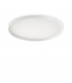 Integrated LED ceiling light Fly Metal, aluminium, white plastic 1 bulb 7cm