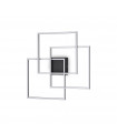 Applique LED intégré Frame Métal,plastique Noir 1 ampoule 9cm