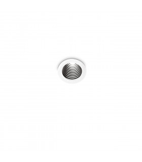 Einbaustrahler One Glas, Metall, Aluminium Schwarz 1 Glühbirne 3,8cm