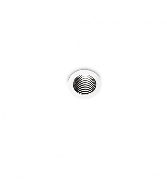 Foco empotrable One Glass, metal, aluminio Negro 1 bombilla 3,8cm