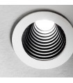 Spot encastré One Verre,métal,aluminium Noir 1 ampoule 3,8cm