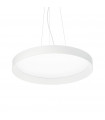 Suspension LED intégré Fly 1 ampoule Métal,aluminium,plastique blanc