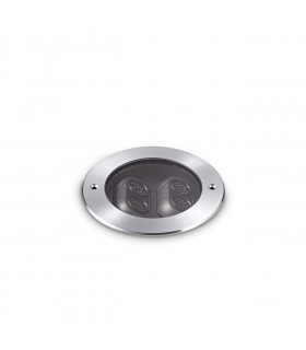 Foco empotrable jardín Taurus Metal, aluminio Negro 1 bombilla 12,5cm
