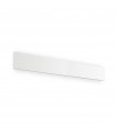 Applique LED intégré Zig Métal blanc 2 ampoules 8cm