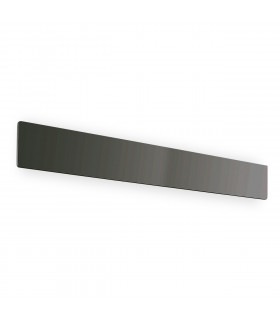 Integrierte LED-Wandleuchte Zig Black Metal 2-flammig 8cm