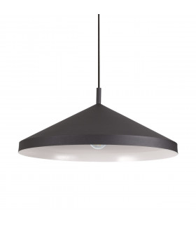 Suspension Yurta 1 ampoule Métal Noir