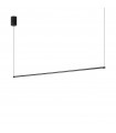 Essence integrated LED suspension 1 bulb Black Metal