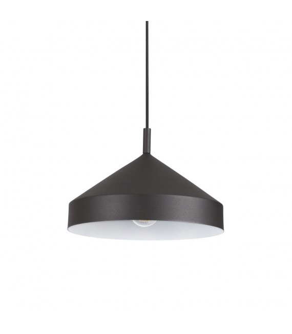 Yurta pendant lamp 1 bulb Black Metal