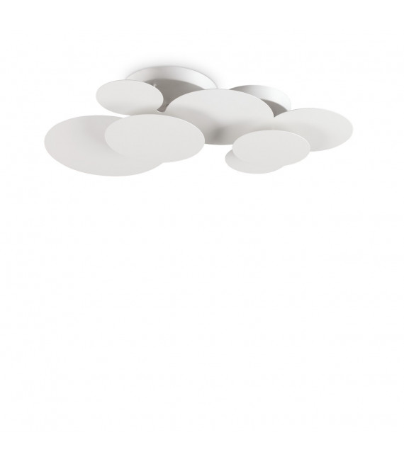 Plafoniera nuvola Metallo bianco 1 lampadina 13cm