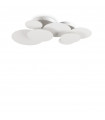 Plafonnier Cloud Métal blanc 1 ampoule 13cm