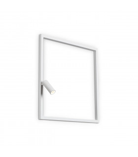 Applique LED intégré Syntesi Métal blanc 1 ampoule 60cm