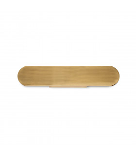 Integrierte LED-Wandleuchte Echo Metal Messing 1 Glühbirne 9cm