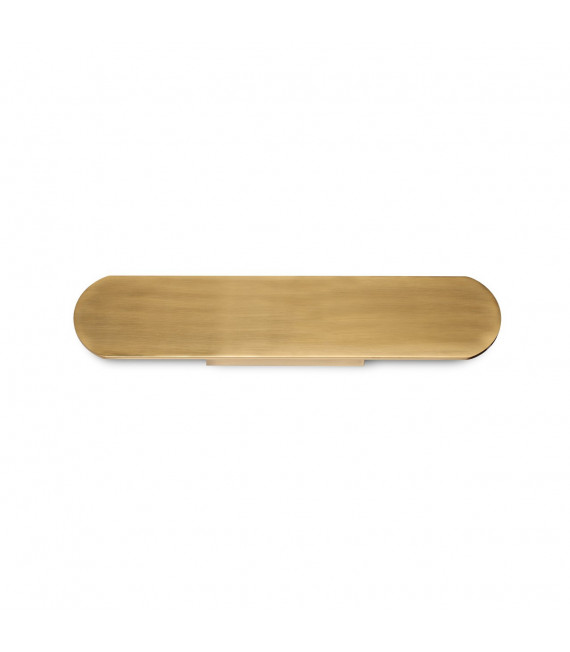 Integrierte LED-Wandleuchte Echo Metal Messing 1 Glühbirne 9cm