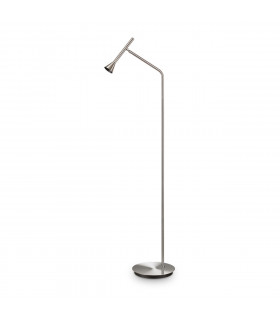 Schreibtischlampe Diesis Metall Nickel 1 Glühbirne 151cm