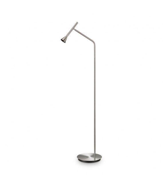 Schreibtischlampe Diesis Metall Nickel 1 Glühbirne 151cm