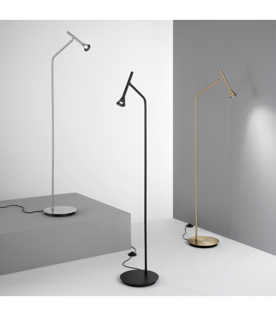 Lampe de bureau Diesis Métal Nickel 1 ampoule 151cm
