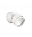 Spotlight Omega 1 bulb Glass, white metal