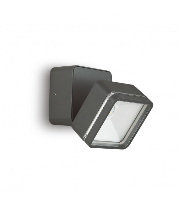 Spot Omega Glas, Metall Anthrazit 1 Birne 9cm