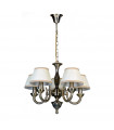 Frati lampshade pendant lamp Golden Metal 5 bulbs 36cm
