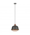 Annika Black Metal Pendant 1 bulb 30cm