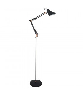 Richard Metal Graphite Schreibtischlampe 1 Glühbirne 165cm