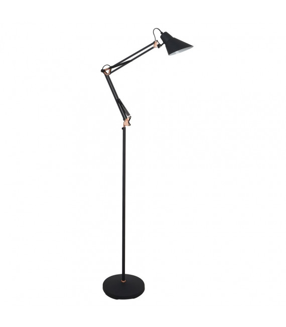 Richard Metal Graphite Schreibtischlampe 1 Glühbirne 165cm